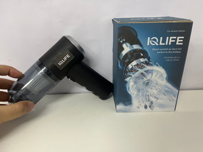 IQLIFE Car Handheld Vacuum Cleaner Direct Current Air Duct Strong Suction A Portable & Efficient Tool for Car Interior Cleaning