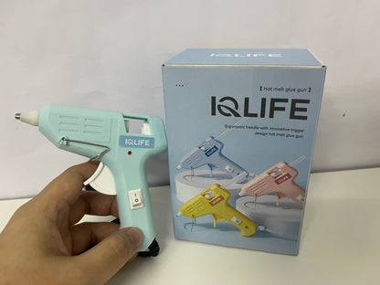 IQLIFE Hot Melt Glue Gun Ergonomic Handle Design A Practical Bonding Tool for DIY Crafts