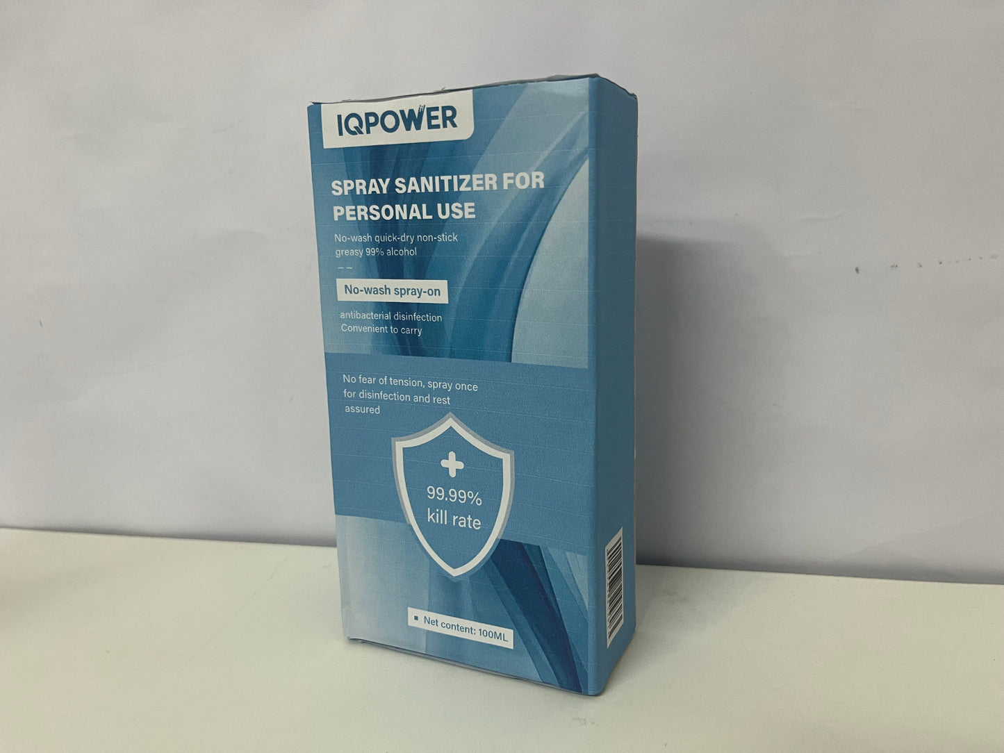 IQPOWER Personal Spray Sanitizer 100ML No-Wash Quick-Dry A Portable Cleaning Item for Daily Protection