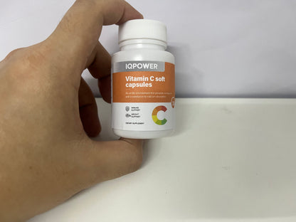 IQPOWER Vitamin C Soft Capsules Multi-Effect Nutritional Support A Practical Item for Daily Health Care