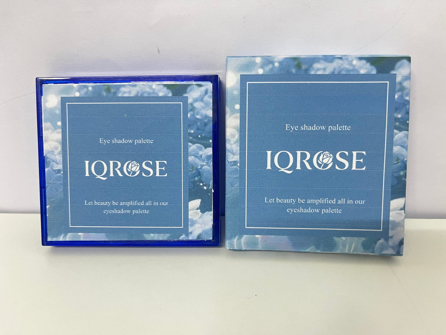IQROSE Deep Sea Blue 9-Color Eyeshadow Palette Multi-Texture Fit A Creative Item for Personalized Eye Makeup