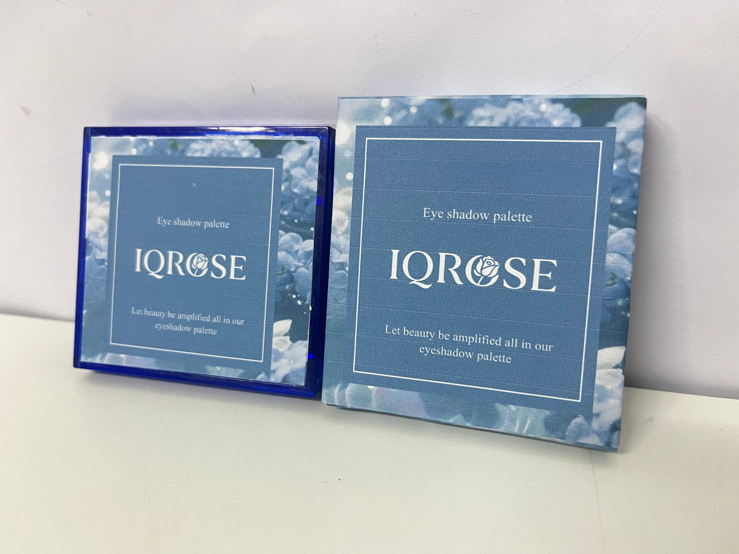 IQROSE Deep Sea Blue 9-Color Eyeshadow Palette Multi-Texture Fit A Creative Item for Personalized Eye Makeup