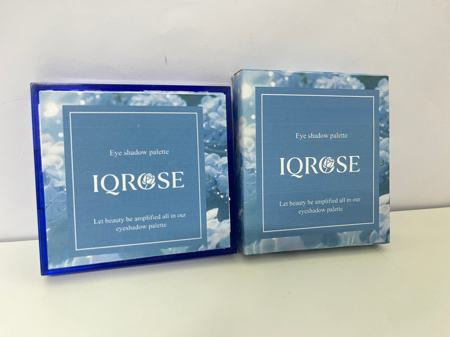 IQROSE Deep Sea Blue 9-Color Eyeshadow Palette Multi-Texture Fit A Creative Item for Personalized Eye Makeup