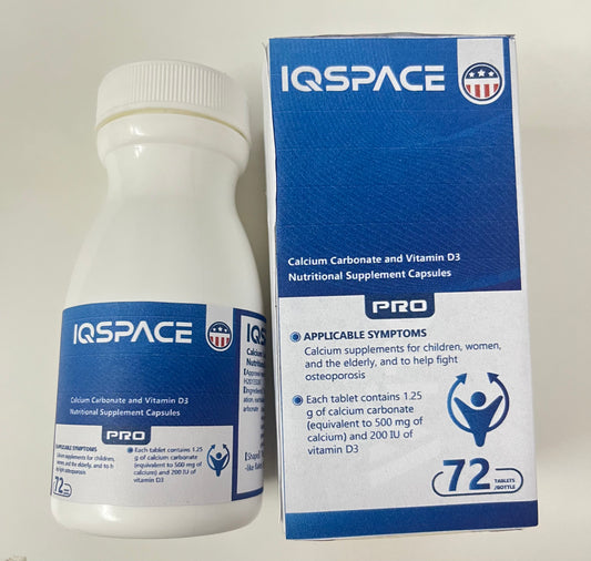 【IQSPACE Calcium Carbonate & Vitamin D3 Nutritional Supplements】—— Targeted Nutrient Support for All Ages