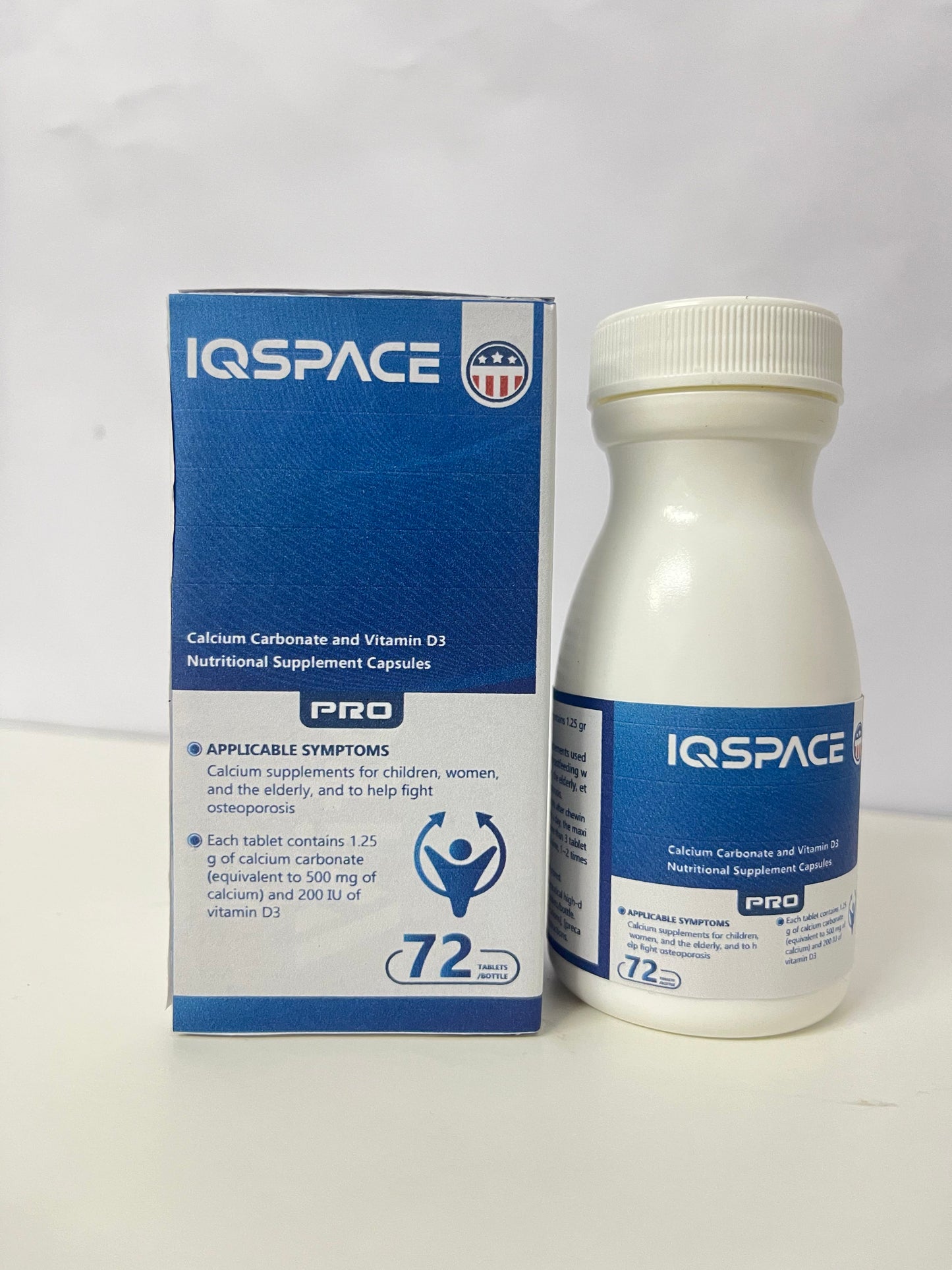【IQSPACE Calcium Carbonate & Vitamin D3 Nutritional Supplements】—— Targeted Nutrient Support for All Ages