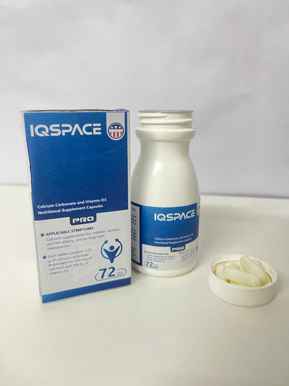 【IQSPACE Calcium Carbonate & Vitamin D3 Nutritional Supplements】—— Targeted Nutrient Support for All Ages