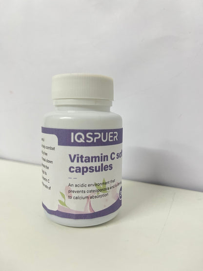 【IQSPUER Vitamin C Soft Capsules】—— Nutritional Support for Daily Wellness