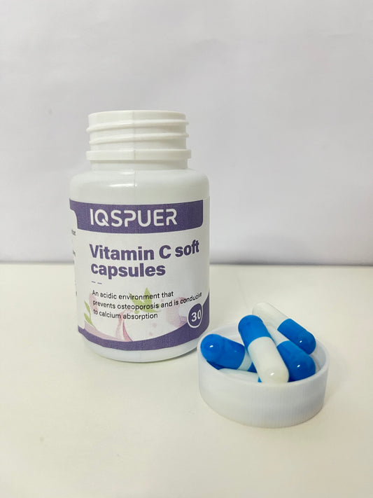 【IQSPUER Vitamin C Soft Capsules】—— Nutritional Support for Daily Wellness