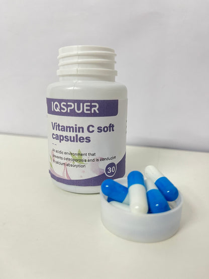 【IQSPUER Vitamin C Soft Capsules】—— Nutritional Support for Daily Wellness