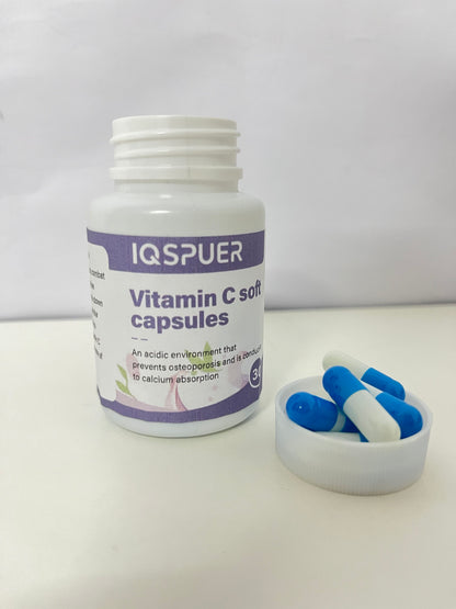 【IQSPUER Vitamin C Soft Capsules】—— Nutritional Support for Daily Wellness