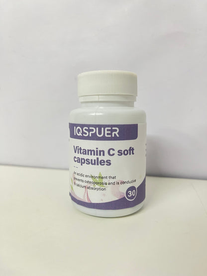 【IQSPUER Vitamin C Soft Capsules】—— Nutritional Support for Daily Wellness