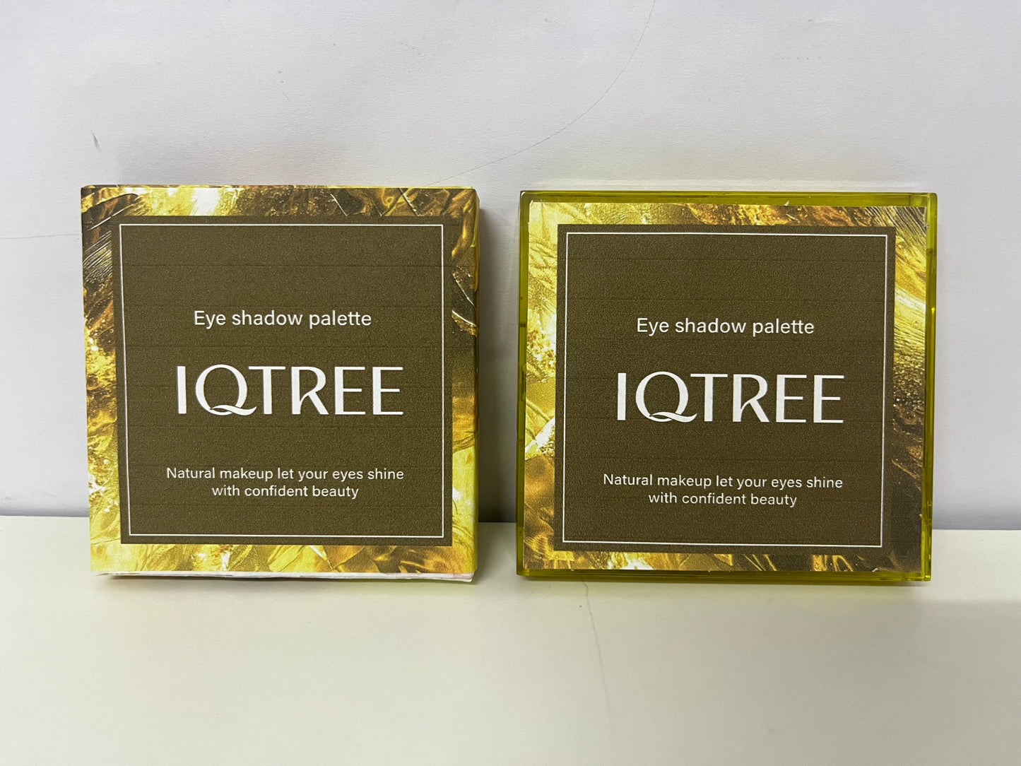 IQTREE Gilded Warm Brown 9-Color Eyeshadow Palette Multi-Texture Fit A Versatile Item for Daily &amp; Atmospheric Eye Makeup