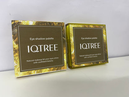 IQTREE Gilded Warm Brown 9-Color Eyeshadow Palette Multi-Texture Fit A Versatile Item for Daily &amp; Atmospheric Eye Makeup