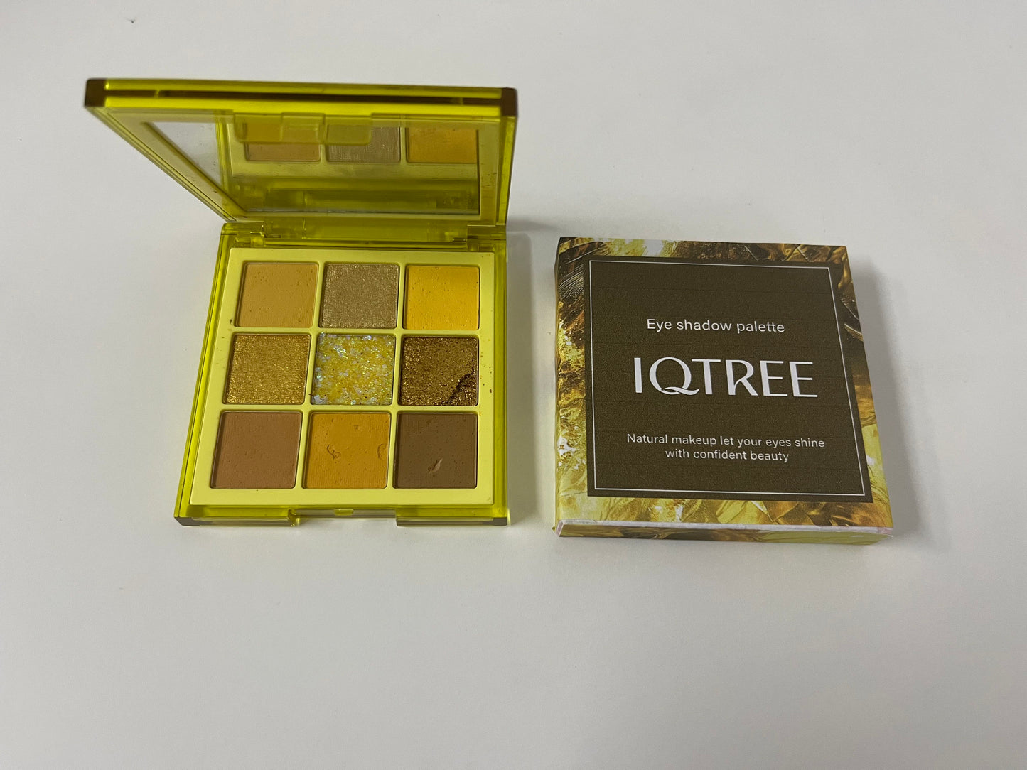 IQTREE Gilded Warm Brown 9-Color Eyeshadow Palette Multi-Texture Fit A Versatile Item for Daily &amp; Atmospheric Eye Makeup