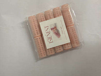 ISIENEST 10Pcs Self Grip Small Hair Curlers Rollers, Plastic Hair Curlers Heatless Salon Dressing Curlers DIY Curly Hair Accessories for Women Girls Short Medium Hair (0.8 x 2.4 Inch)