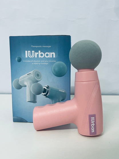 IUrban Portable Massage Gun: 6-Speed Vibration Deep Muscle Relaxation Tool