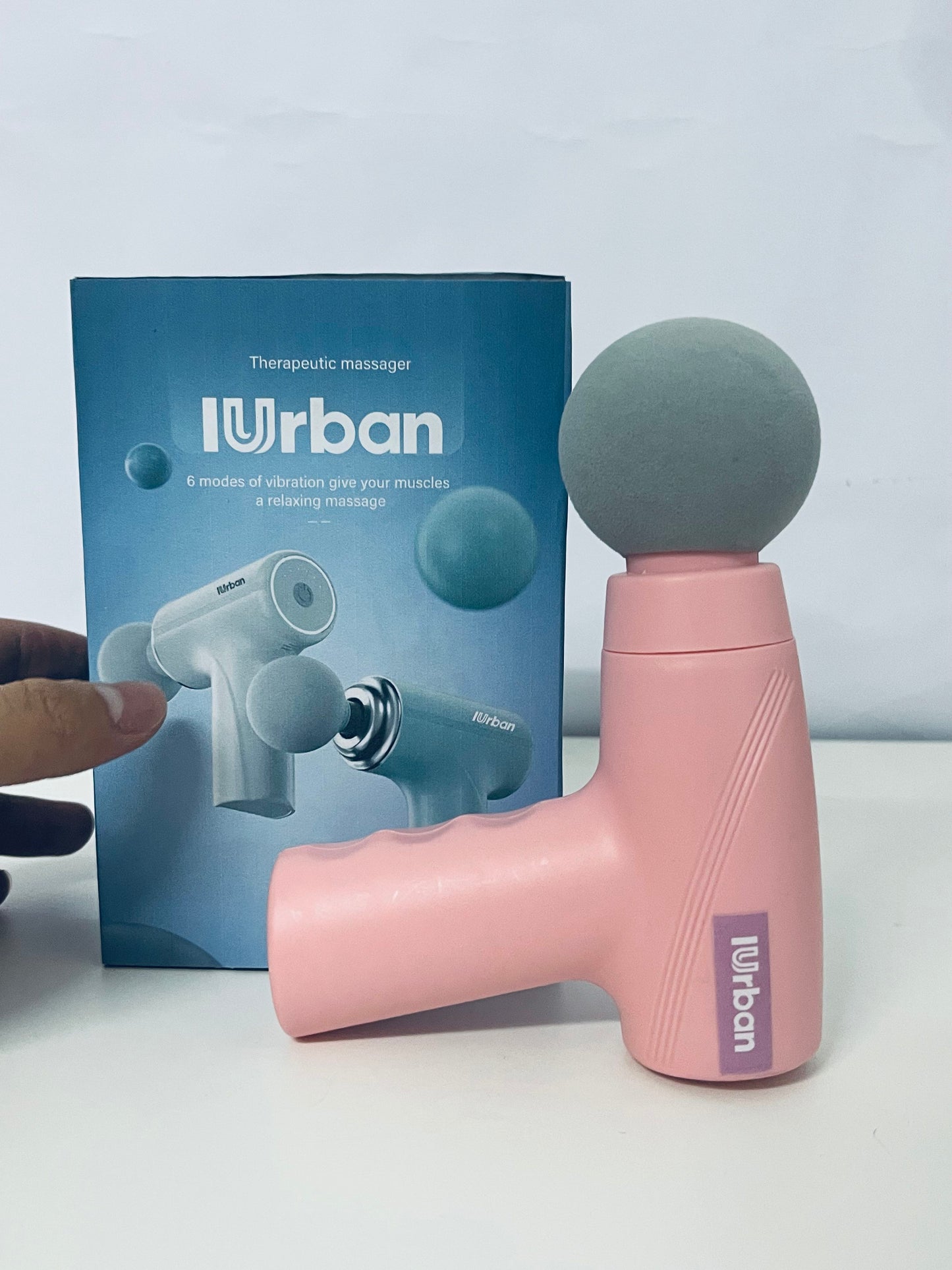 IUrban Portable Massage Gun: 6-Speed Vibration Deep Muscle Relaxation Tool
