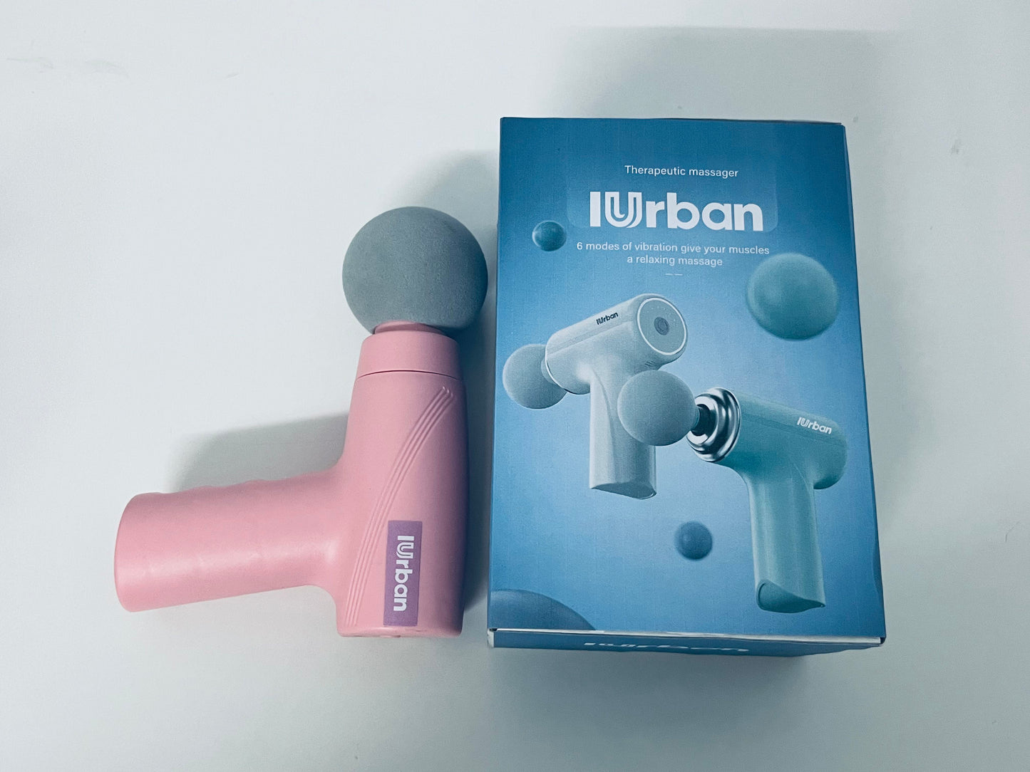 IUrban Portable Massage Gun: 6-Speed Vibration Deep Muscle Relaxation Tool