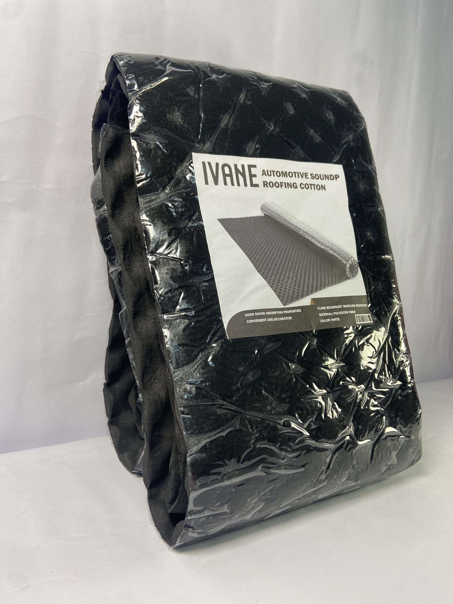 IVANE Black 50 mil 52 sqft Sound Deadening mat - Sound Deadener Mat - Car Sound Dampening Material - Sound dampener - Sound deadening Material Sound Insulation - Car Sound deadening