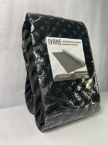 IVANE Black 50 mil 52 sqft Sound Deadening mat - Sound Deadener Mat - Car Sound Dampening Material - Sound dampener - Sound deadening Material Sound Insulation - Car Sound deadening