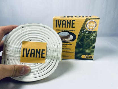 IVANE Window Blocker Noise Dust Insulation Draft Guard 33Feet/10m D-Section Draft Stopper,for Exterior & Interior Doors Weather Stripping Door Seal,Blocker Noise Cold Air Insulation