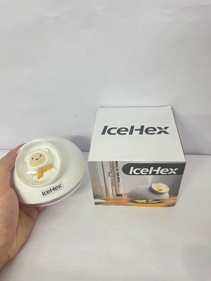 IceHex Ultrasonic Humidifiers for Bedroom and Office,Cold fog humidifier with sunset light, baby humidifier with night light,Portable Humidifier, two spray modes and ambient ligh