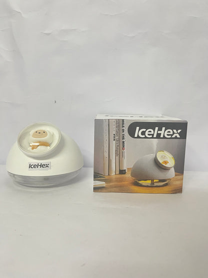 IceHex Ultrasonic Humidifiers for Bedroom and Office,Cold fog humidifier with sunset light, baby humidifier with night light,Portable Humidifier, two spray modes and ambient ligh