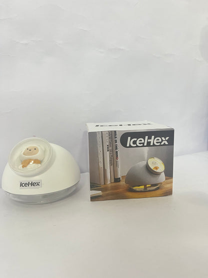 IceHex Ultrasonic Humidifiers for Bedroom and Office,Cold fog humidifier with sunset light, baby humidifier with night light,Portable Humidifier, two spray modes and ambient ligh