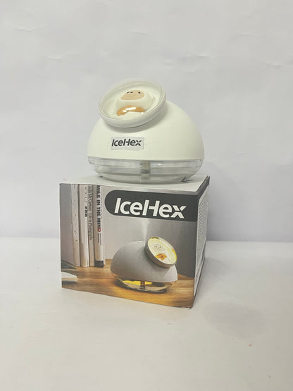 IceHex Ultrasonic Humidifiers for Bedroom and Office,Cold fog humidifier with sunset light, baby humidifier with night light,Portable Humidifier, two spray modes and ambient ligh