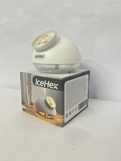 IceHex Ultrasonic Humidifiers for Bedroom and Office,Cold fog humidifier with sunset light, baby humidifier with night light,Portable Humidifier, two spray modes and ambient ligh