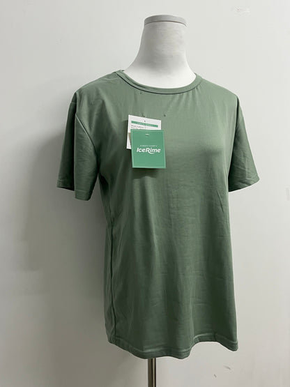 IceRime T-Shirts for Women - Short Sleeve Basic Tees Soft Crew Neck Trendy Summer Tops for Casual Outfits 2025