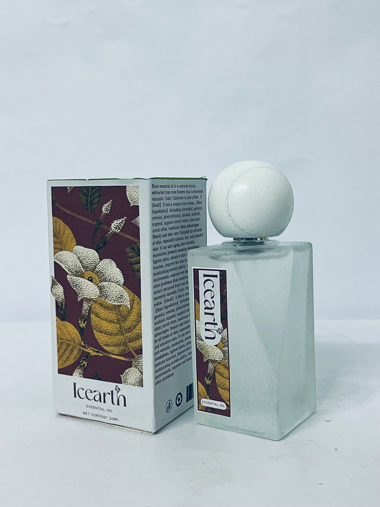 Icearth Natural Plant Essential Oil 50ml, Multi-Effect Skin Care & Aromatherapy Oil, Brightening & Repairing, Soothing Body & Mind