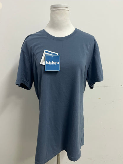 Iciolera Haze Blue Basic T-Shirt A Comfortable & Versatile Essential for Daily Wear