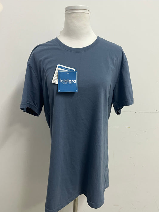 Iciolera Haze Blue Basic T-Shirt A Comfortable & Versatile Essential for Daily Wear