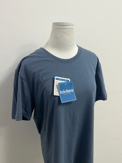 Iciolera Haze Blue Basic T-Shirt A Comfortable & Versatile Essential for Daily Wear