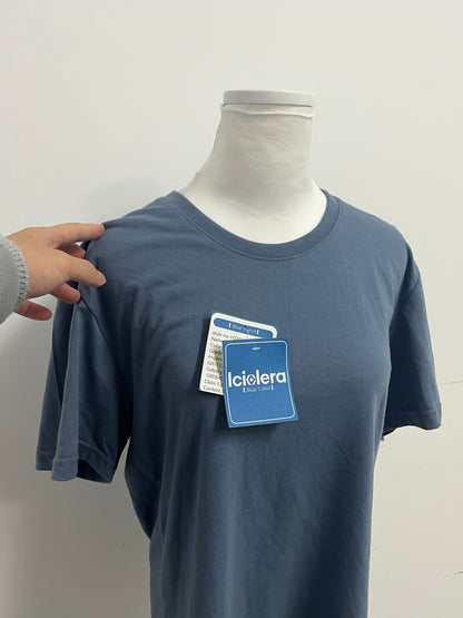 Iciolera Haze Blue Basic T-Shirt A Comfortable & Versatile Essential for Daily Wear