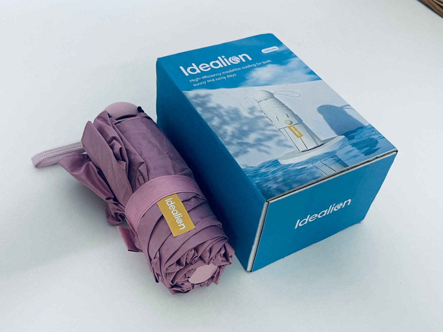 【Idealion Compact Ball Umbrella】—— All-Weather Companion for Sun & Rain