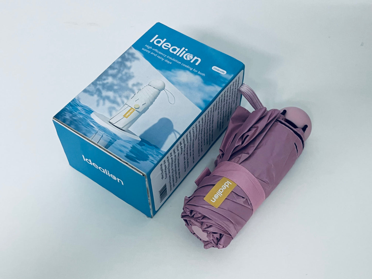 【Idealion Compact Ball Umbrella】—— All-Weather Companion for Sun & Rain