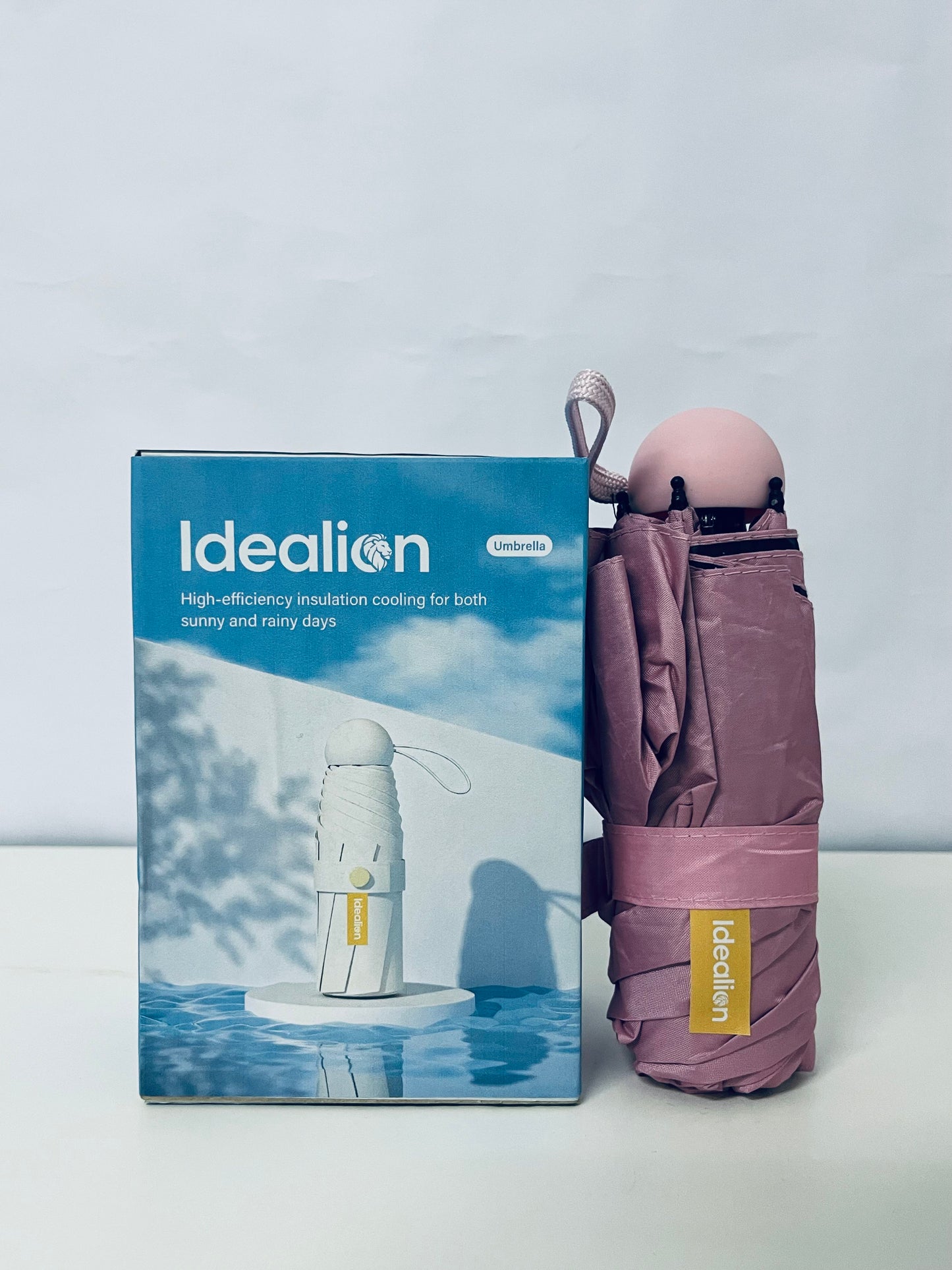 【Idealion Compact Ball Umbrella】—— All-Weather Companion for Sun & Rain