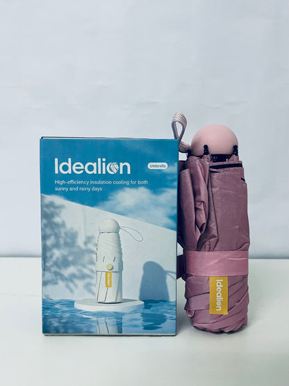 【Idealion Compact Ball Umbrella】—— All-Weather Companion for Sun & Rain