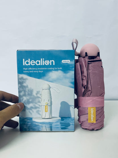 【Idealion Compact Ball Umbrella】—— All-Weather Companion for Sun & Rain