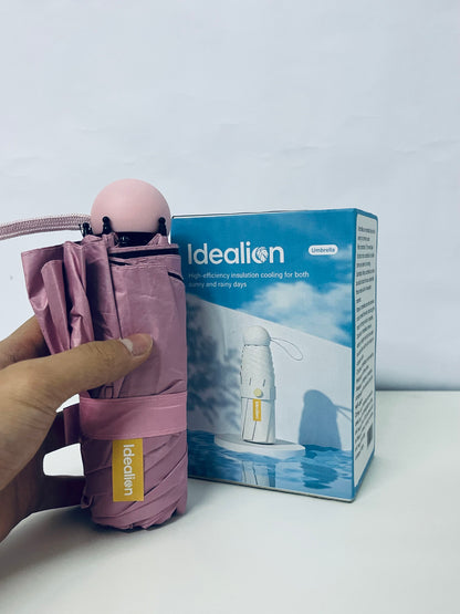 【Idealion Compact Ball Umbrella】—— All-Weather Companion for Sun & Rain