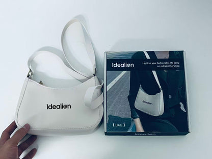 【Idealion Minimalist White Handbag】—— Fashionable Companion for Daily Style