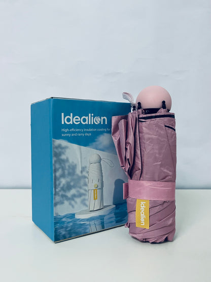 【Idealion Compact Ball Umbrella】—— All-Weather Companion for Sun & Rain