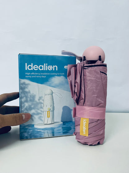 【Idealion Compact Ball Umbrella】—— All-Weather Companion for Sun & Rain