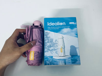 【Idealion Compact Ball Umbrella】—— All-Weather Companion for Sun & Rain
