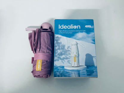 【Idealion Compact Ball Umbrella】—— All-Weather Companion for Sun & Rain