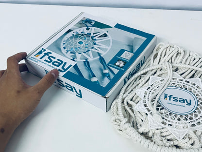 Ifsay Nordic Hand-Knitted Cotton Dreamcatcher