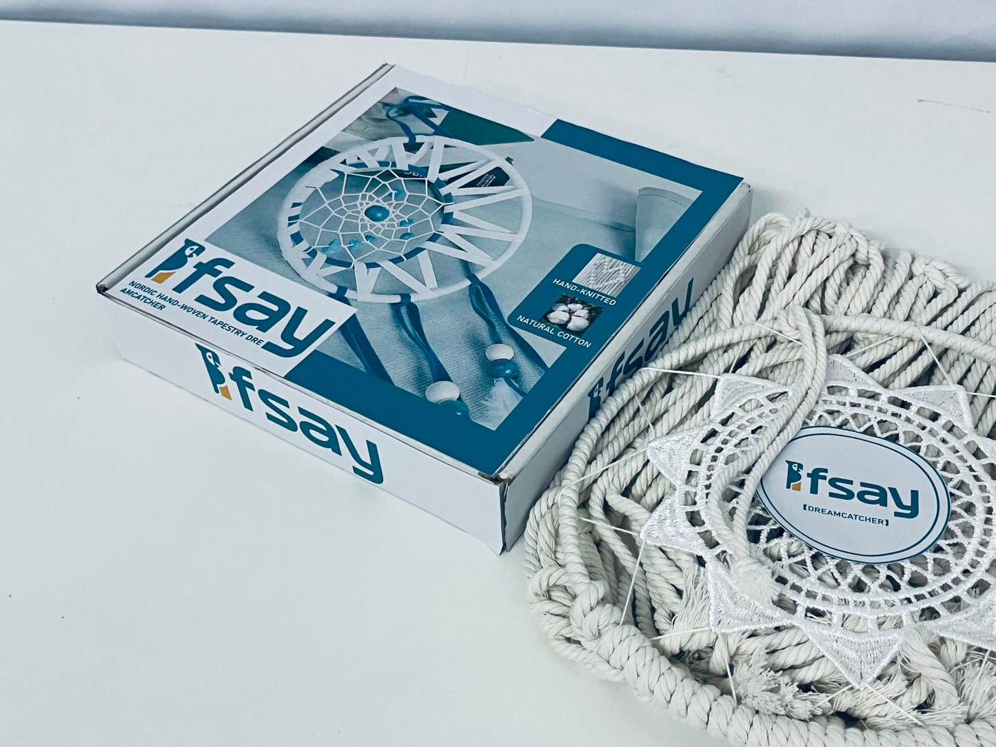 Ifsay Nordic Hand-Knitted Cotton Dreamcatcher