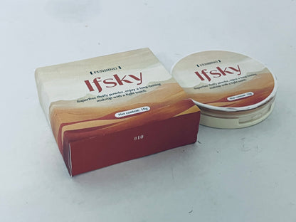 Ifsky Pressed face powder Medium Warm Velvet Focus Powder Foundation | Talc-Free, 12H Long-Lasting, Lightweight